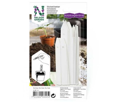 Plant Labels in Assorted Sizes, 30 pcs