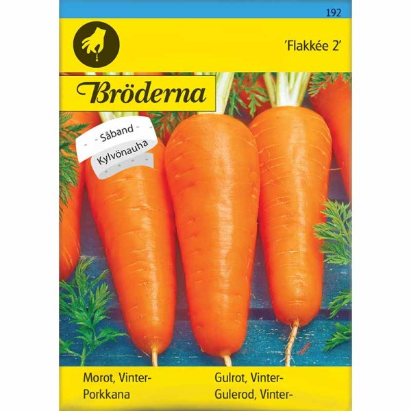 Winter Carrot 'Flakkée 2' Seed Tape