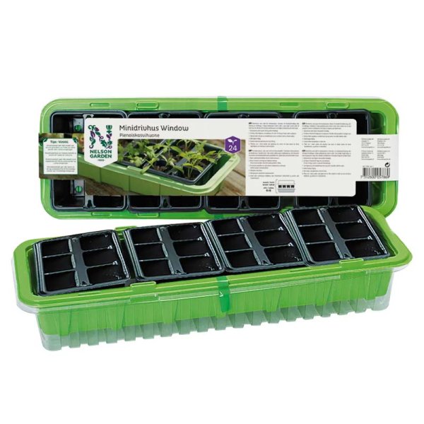 Mini Greenhouse with 4 Pot Inserts