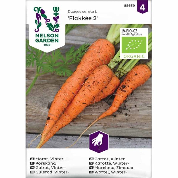 Winter Carrot 'Flakkée 2' Organic