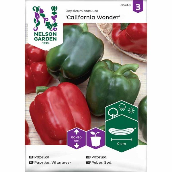 Pepper 'California Wonder'