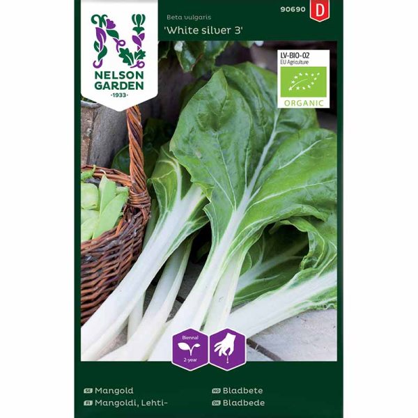Swiss Chard 'White silver 3' Organic