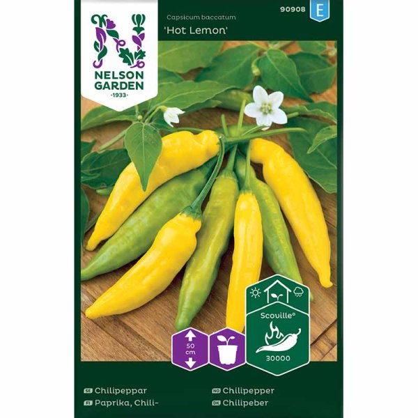 Chili Pepper Berry Pepper 'Hot Lemon'