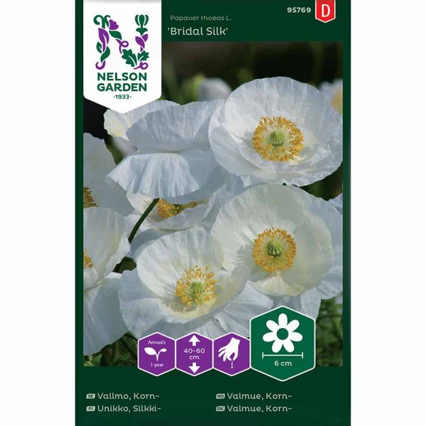 Corn Poppy 'Bridal Silk'