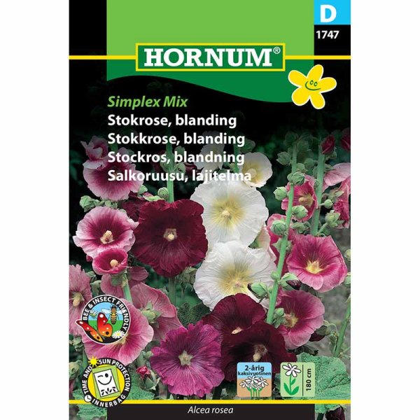 Hollyhock 'Simplex Mix'