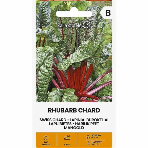 Swiss Chard 'Rhubarb Chard'