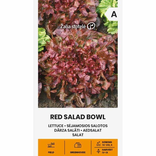 Looseleaf Lettuce 'Red Salad Bowl'