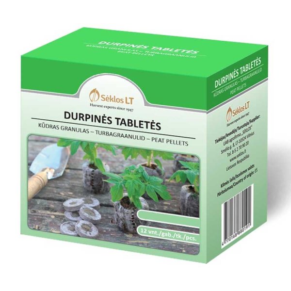 Peat Pellets 44mm 12pcs