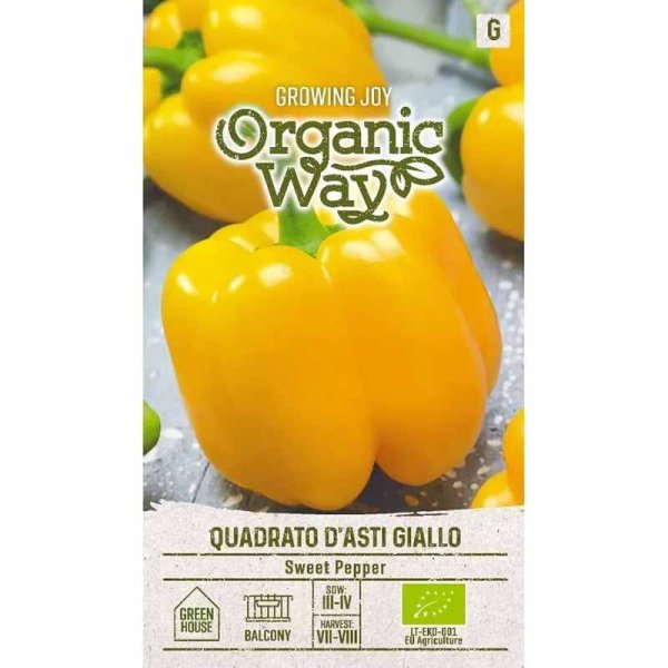 Bell Pepper 'Quadrato d'asti giallo'