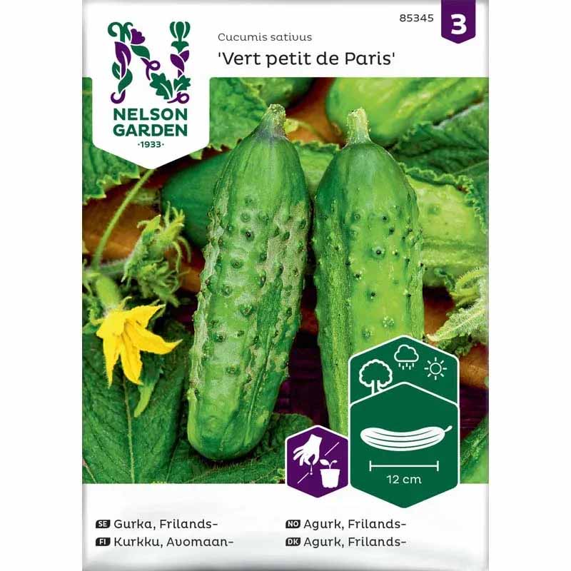 Outdoor Cucumber 'Vert petit de Paris'