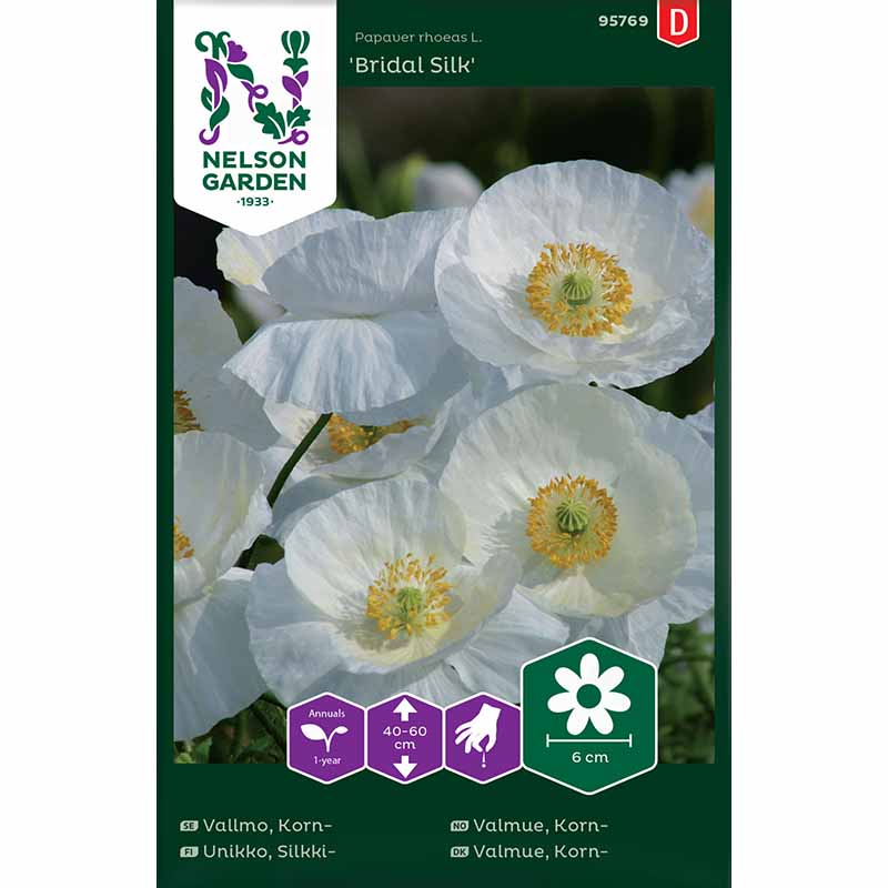 Corn Poppy 'Bridal Silk'