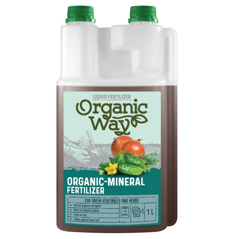 Liquid Organic Mineral Fertilizer for Leafy Greens and Herbs