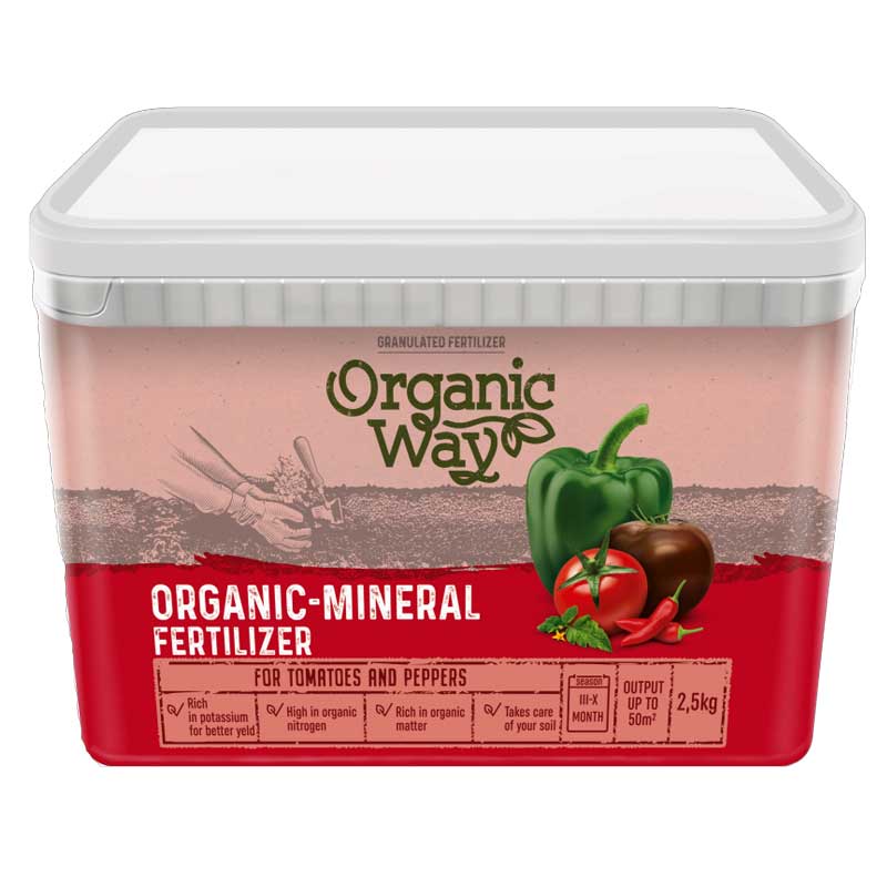 Organic Mineral Fertilizer for Tomatoes and Peppers 2.5kg