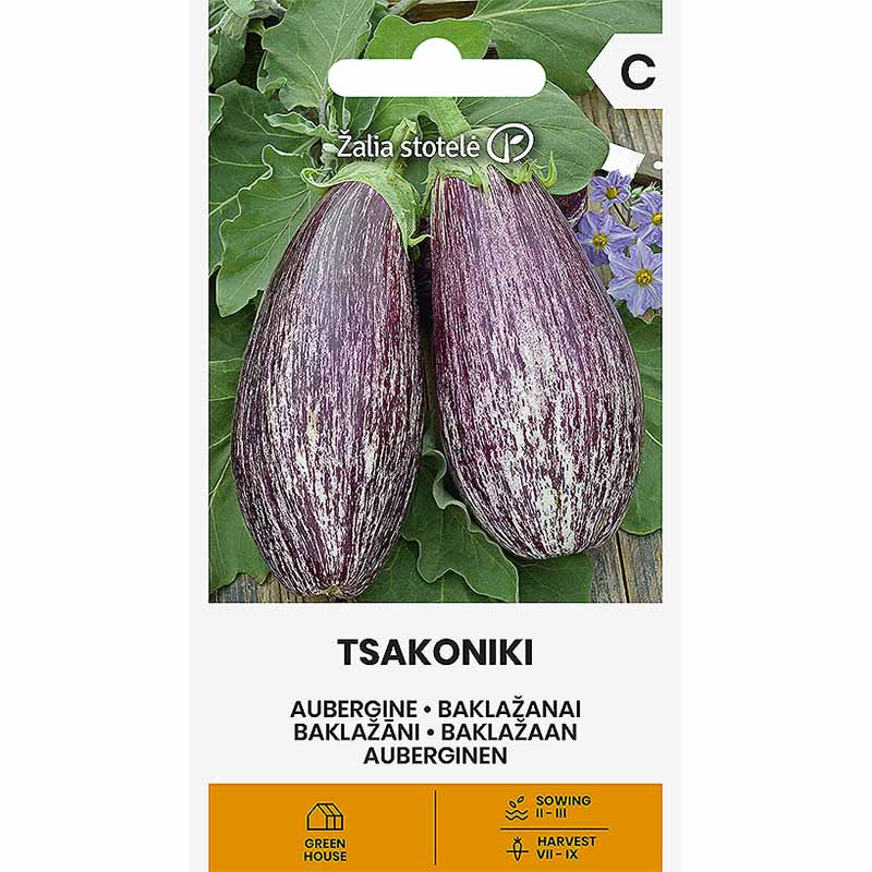 Eggplant 'Tsakoniki'