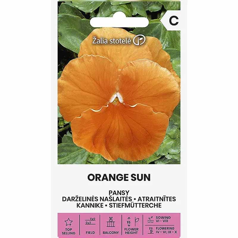 Pansy 'Orange sun'