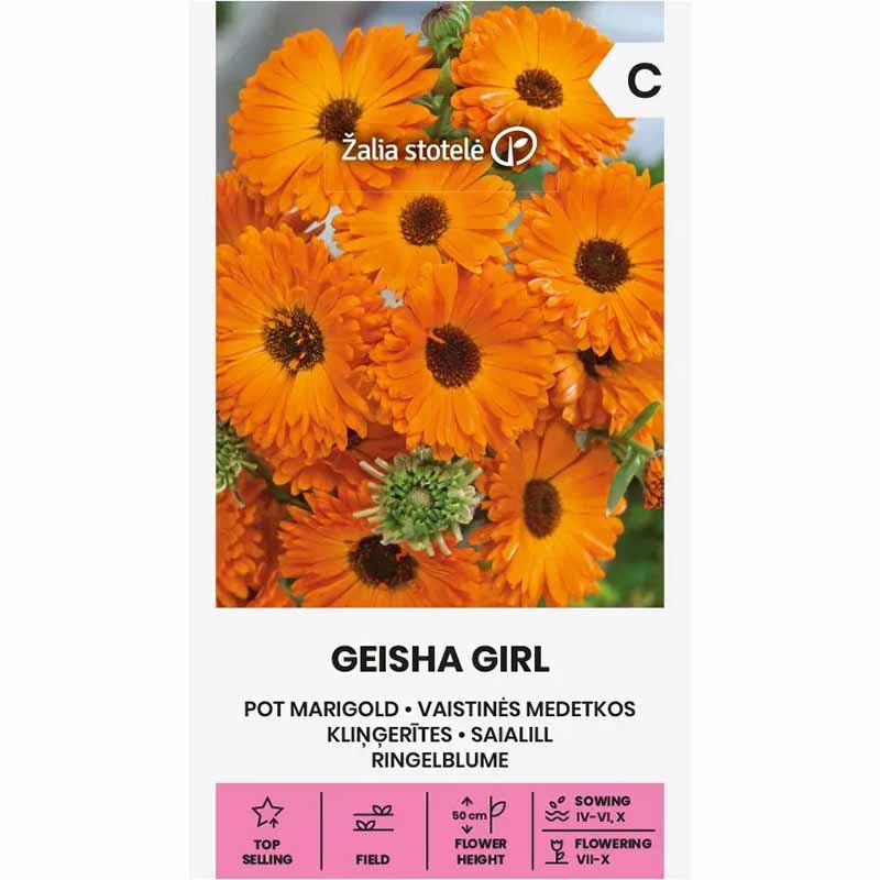 Calendula 'Geisha girl'