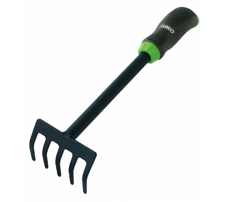Rake with Rubber Handle T0723