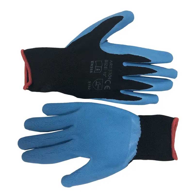 Garden Gloves Blue Latex