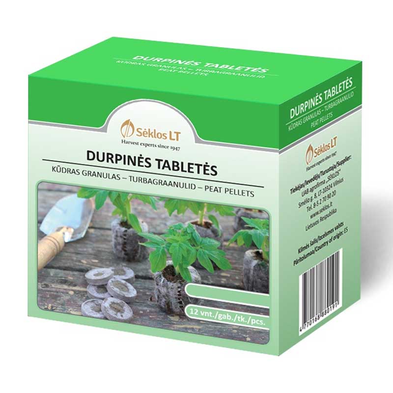 Peat Pellets 44mm 12pcs